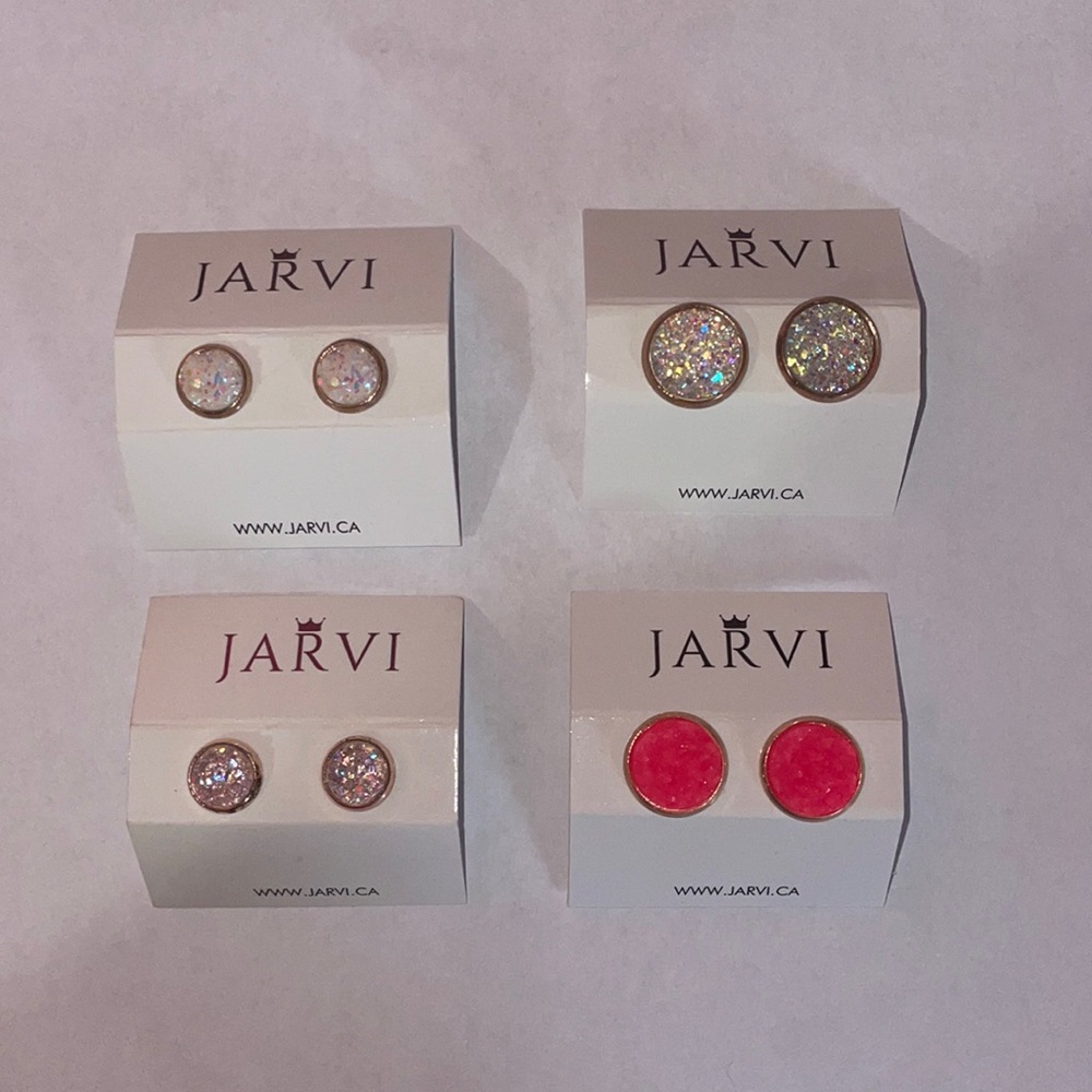 4 pairs of Jarvi Earrings